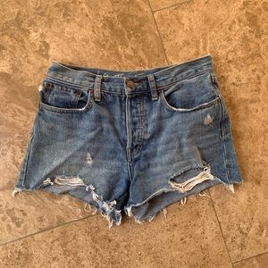 Free People denim cut offs